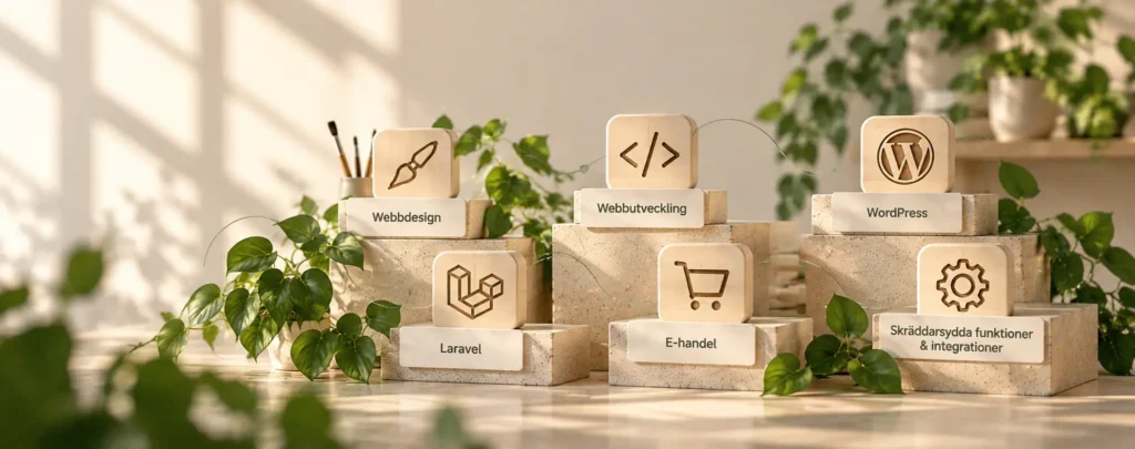 Tjänster – Webbutveckling, Design & Automatisering